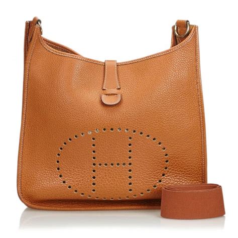 hermes bag in biltmore fashion park|Hermes Brown Leather Evelyne GM Crossbody Bag.